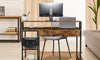 Dripex Computer Desk with Storage Shelves Monitor Stand