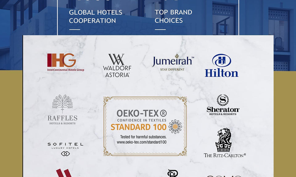 Vesgantti Pillows  Medium Firm 100% Cotton Cover, Down Alternative Filled - Anti Allergy Ultrabounce Pillows