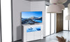 DripeX Corner TV Unit LED TV Stand Cabinet High Gloss Media Console Storage Units