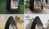 Dripex Hanging Egg Chair Cover Rattan Single Swing Seat Chair Cover For Garden Patio Outdoor Waterproof Anti-dust Furniture Cover(190x115cm)