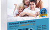 Mattress Cover with Fully Elastic Skirt,Waterproof Mattress, SafeRest Mattress Protector,Waterproof Mattress Pads