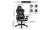 Yoleo/Bigzzia  PC & Racing Game Chair-155 Degree-Black