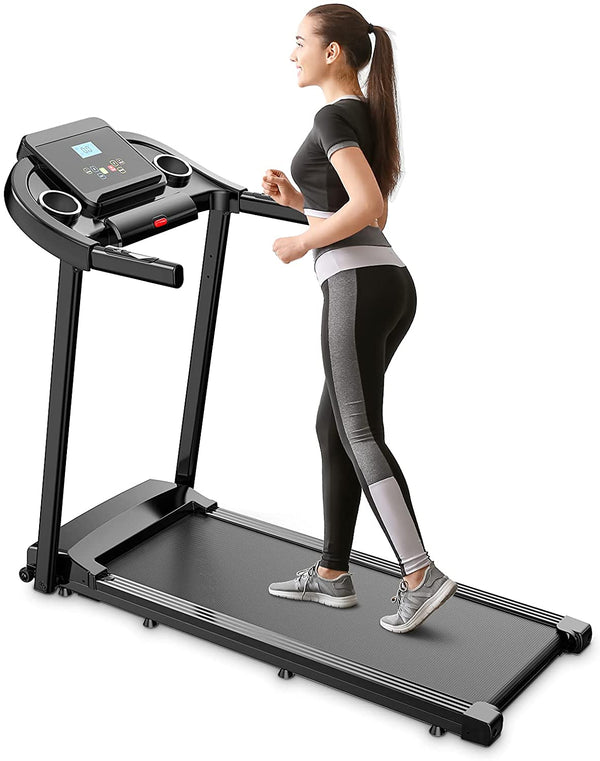 Dripex Treadmill Running Machine 1-12km/h with 3 Preset Sport Modes Holder