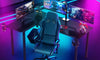 Dripex L shaped Corner Gaming Desk Large Desktop Surface with Cup Holder