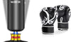 Dripex 69''Adult Free Standing Boxing Punch Bag with Boxing Gloves, Heavy Duty Punching Bag Stand with Suction Cup Base