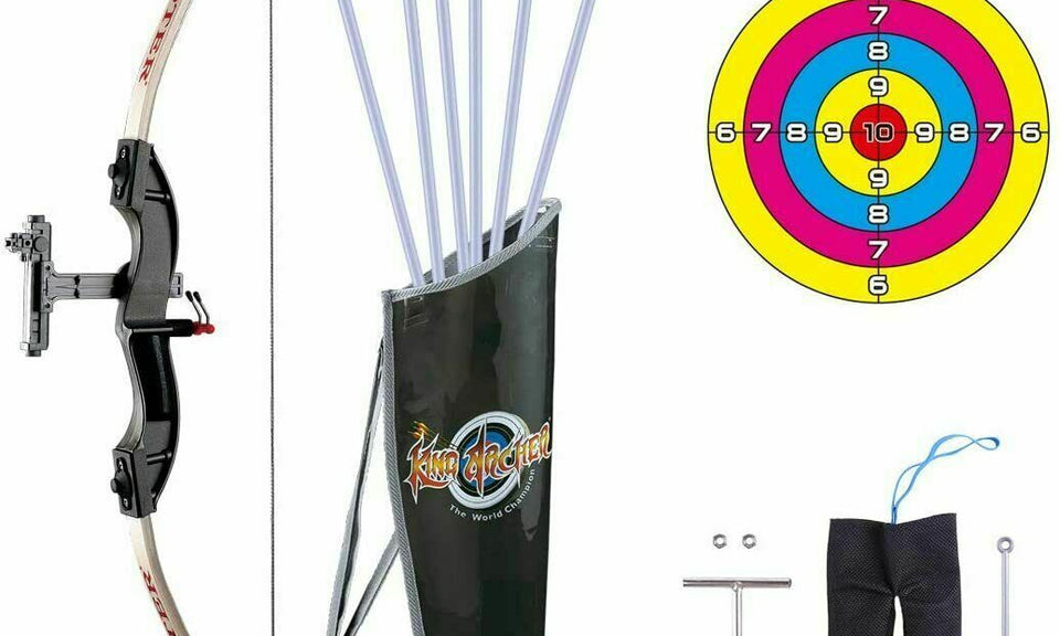 Bow and Arrow Archery Shooting Set Target Kids Toy Outdoor Indoor Fun Game Gift
