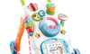 Interactive Baby Walker 3 in 1 First Steps Push Along Bouncer Activity Music Toy