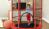 Kids Trampoline with Enclosure Net, 55inch Fitness Trampolines with Safety Net,Outdoor Indoor Activity Jump Kid Jumper Sport Trampoline for Boys Grils Age 1-6 Yard